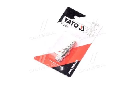 Швидкоз\'єднуваний перехідник до шлангу Ø= 10 мм [50/250] YATO YT2406