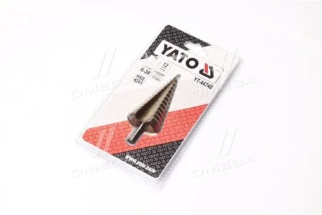 Свердло по металу ступінчасте YATO YT44740