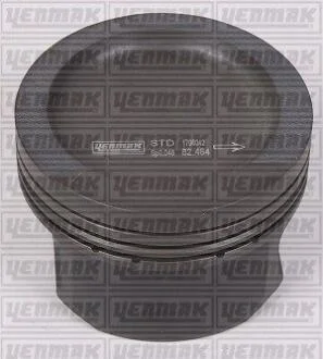 Поршень с кольцами і пальцем (размер отв. 82.51 / STD) (AAD) YENMAK 3103303000