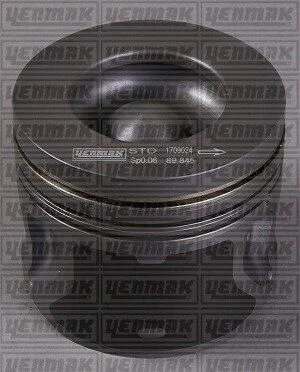 Поршень с кольцами і пальцем (размер отв. 89.91/STD) (V347/8 TDCI) YENMAK 3103462000 (фото 1)