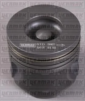 Поршень с кольцами і пальцем (размер отв. 86.01 / STD) FORD MONDEO 2.0TDCI 04-06 (4цл.) (CD132/V185 X400) YENMAK 3103478000