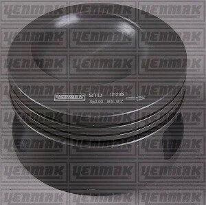 Поршень с кольцами і пальцем (размер отв. 86,00/STD) OPEL Astra F 2.0 (4цл.) (2,0 NE) YENMAK 3103805000