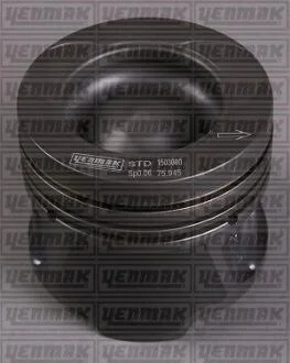 Поршень с кольцами і пальцем (размер отв. 76,00 / STD) RENAULT Kangoo, Megane, 1.5 dCi 08-, (4 цл.) (K9K 837/846 Euro5 95-110PS / OM607.951 OM607 DE 15…) YENMAK 3104185000