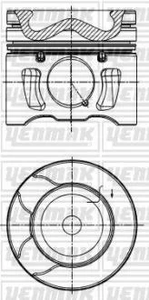 Поршень с кольцами і пальцем (размер отв. 85.00/STD) CITROEN 2.0HDi/BlueHDi 06- (DW10CTED4 2.0 Hdi) YENMAK 3104194000