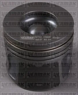 CITROEN Поршень с кольцами і пальцем (размер отв. 86,01 / STD) Jumper 2.2HDi 06-, FORD Transit 2.2TDCi (4ц) (CYFA - USRA 2.2L Duratorq Euro 5 125-135 PS) YENMAK 3104256000