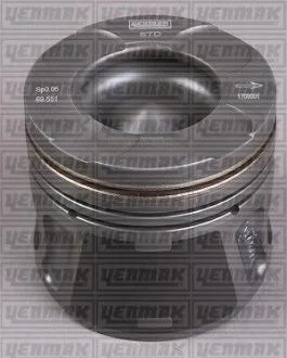 Поршень с кольцами і пальцем (размер отв. 69.60/STD) OPEL Astra H 1.3CDTI(199A3000 Multijet Fiat / Opel Ortak motor) YENMAK 3104289000