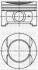 Поршень з кільцями і пальцем (размер отв. 83 / STD) CITROEN Xsantia/Xsara 1.8i, PEUGEOT 306/406 1,8і (XU7 JP 4, LFY) YENMAK 31-04924-000 (фото 1)