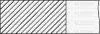 Комплект поршневих кілець (на 1 поршень) RENAULT Megane II 1.6, DACIA LOGAN 1.4 (79.5/STD) (1.2/1.5/2.5) YENMAK 9109174000 (фото 1)