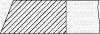 Комплект поршневих кілець (на 1 поршень) OPEL ASTRA G 1.4 (78.1/0.5) (1.2/1.5/2) YENMAK 9109230050 (фото 2)