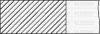 Комплект поршневих кілець (на 1 поршень) FIAT DOBLO 1.3JTD 04- (69,60/STD) (2,0/1,5/2,0) YENMAK 91-09282-000 (фото 1)