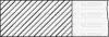 Комплект поршневих кілець (на 1 поршень) VW 1.4TSI (76.5/STD) (1.2/1.5/2) YENMAK 91-09292-000 (фото 1)