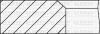 Комплект поршневих кілець (84,25/+0.50) (1,2/1,5/2,0) BMW E81/E87 116i/118i/120i, E90 318i/320i, E83/E84 X1/X3 2,0 YENMAK 91-09624-050 (фото 1)