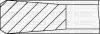 Комплект поршневих кілець (на 1 поршень) RENAULT Master 2.8 dTI 98- (94.4/STD) (2.5/2/2.5) YENMAK 9109691000 (фото 3)
