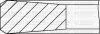 Комплект поршневих кілець (на 1 поршень) RENAULT Master 2.8 dTI 98- (94.8/0.4) (2.5/2/2.5) YENMAK 9109691040 (фото 1)