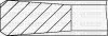 Комплект поршневих кілець (85.50/ +0,50) (3,5/2,0/3,0) PEUGEOT 406/607/Boxer 2.2HDI 02-, CITROEN Jumoer/Berlingo 2.0HDI 99-, FORD Kuga/Focus/C-Max 2.0TDCi 03- YENMAK 9109799050 (фото 3)