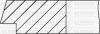 Комплект поршневих кілець (на 1 поршень) OPEL ASTRA F 2.0 (86/STD) (1.5/1.5/3) YENMAK 91-09805-000 (фото 2)