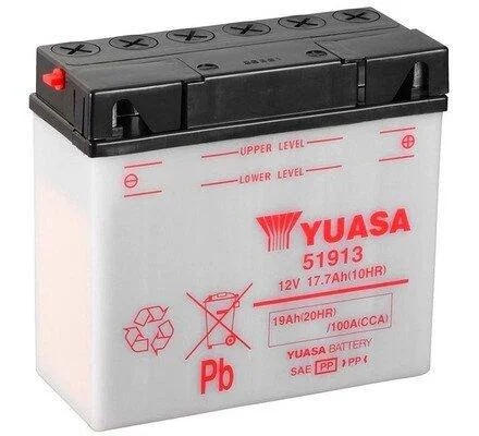 МОТО Yuasa 12V 19Ah YuMicron Battery (сухозаряжений) YUASA 51913 (фото 1)