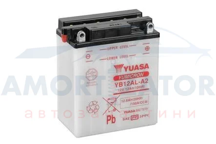 МОТО Yuasa 12V 12,6Ah YuMicron Battery YB12AL-A2 (сухозаряжений) YUASA YB12ALA2 (фото 1)