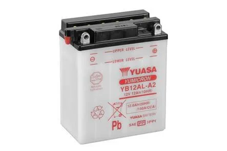 МОТО Yuasa 12V 12,6Ah YuMicron Battery YB12AL-A2 (сухозаряжений) YUASA YB12ALA2