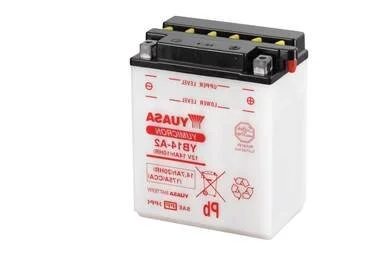 МОТО Yuasa 12V 14,7Ah YuMicron Battery YB14-A2 (сухозаряжений) YUASA YB14A2
