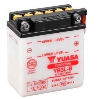 МОТО 12V 3,2Ah YuMicron Battery (сухозаряжений) YUASA YB3L-B