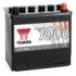 Акумулятор 12В 45Агод./350А YBX1000 CaCa (R+ стандартні клеми) 220x135x225 B01 - монтажний фланець 10.5мм (пусковий) YUASA YBX1048 (фото 1)