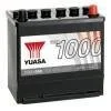 Акумулятор 12В 45Агод./350А YBX1000 CaCa (R+ стандартні клеми) 220x135x225 B01 - монтажний фланець 10.5мм (пусковий) YUASA YBX1048