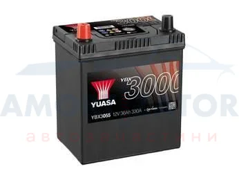 Yuasa 12V 36Ah SMF Battery Japan (1) Акція!!! YUASA YBX3055 (фото 1)