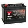 Акумулятор 12В 72Агод./630А YBX3000 SMF (L+ стандартні клеми) 269x174x223 B9 - монтажний фланець 29мм (пусковий) YUASA YBX3069 (фото 1)