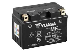 МОТО Yuasa 12V 10Ah MF VRLA Battery YT12A-BS(сухозаряжений) YUASA YT12ABS
