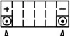 МОТО Yuasa 12V 12,6Ah MF VRLA Battery YT14B-BS(сухозаряжений) YUASA YT14BBS (фото 2)