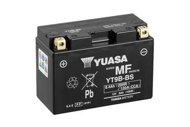 МОТО Yuasa 12V 8Ah MF VRLA Battery AGM YT9B-BS(сухозаряжений) YUASA YT9BBS