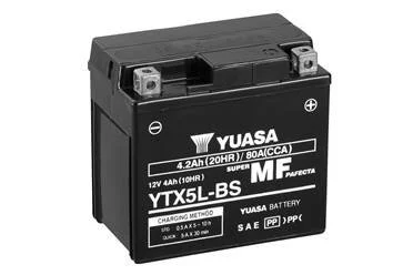 МОТО Yuasa 12V 4Ah MF VRLA Battery AGM YTX5L-BS(сухозаряжений) YUASA YTX5LBS