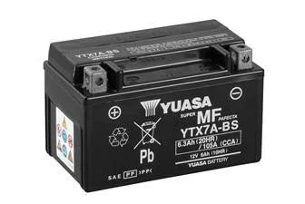 МОТО Yuasa 12V 6Ah MF VRLA Battery AGM YTX7A-BS(сухозаряжений) YUASA YTX7ABS