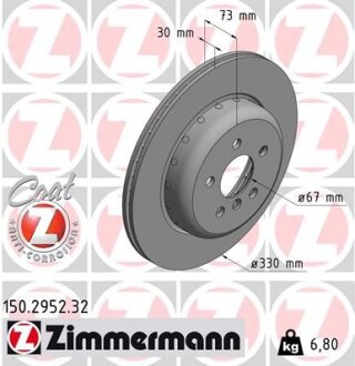 Диск гальмівний ZIMMERMANN 150.2952.32