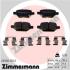 Комплект гальмівних накладок, дискове гальмо ZIMMERMANN 22930.170.2 (фото 1)