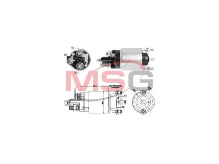 Реле втягуюче стартера ZM ZM3708